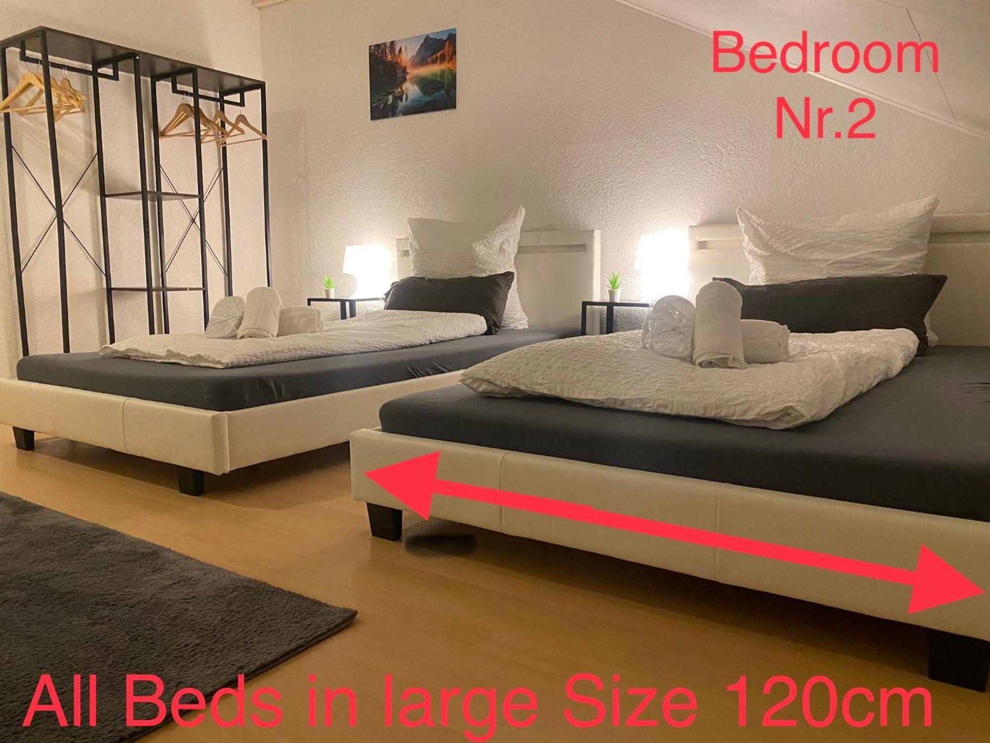 Deluxe Business Suite Mit Netflix Premium & Parkplatz, Zentral Zu Audi & Schwarz Gruppe With 2 Bedrooms Бад-Фридрихсхалль Экстерьер фото